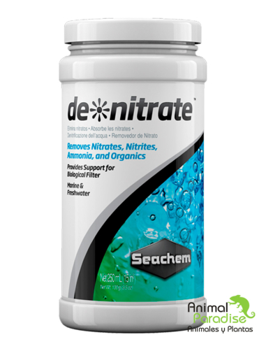 De*nitrate de Seachem | Material fitrante para acuarios marinos y dulces