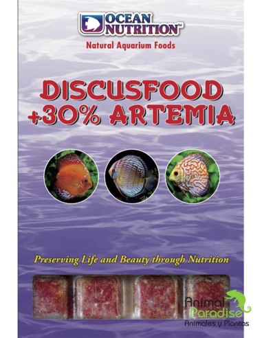 Alimento Congelado Discusfood +30% Artemia | Comida para peces