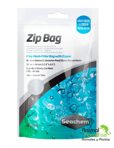 Zip Bag de Seachem | Accesorios para acuarios
