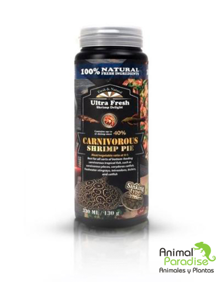 Azoo Carnivorous Shrimp Pie | Comida para peces de fondo